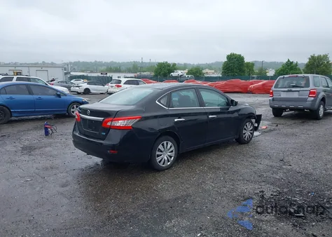 2013 Nissan Sentra S из США, поврежденный, VIN 3N1AB7AP4DL776842